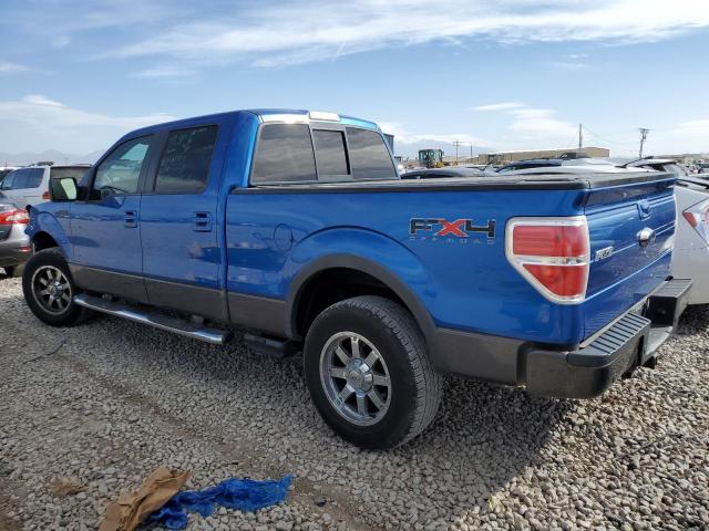 1FTFW1EV7AFB12179 - 2010 FORD F150 SUPERCREW BLUE photo 2