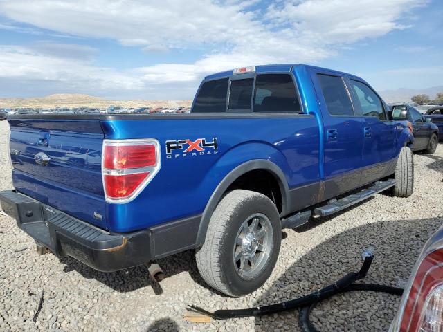 1FTFW1EV7AFB12179 - 2010 FORD F150 SUPERCREW BLUE photo 3