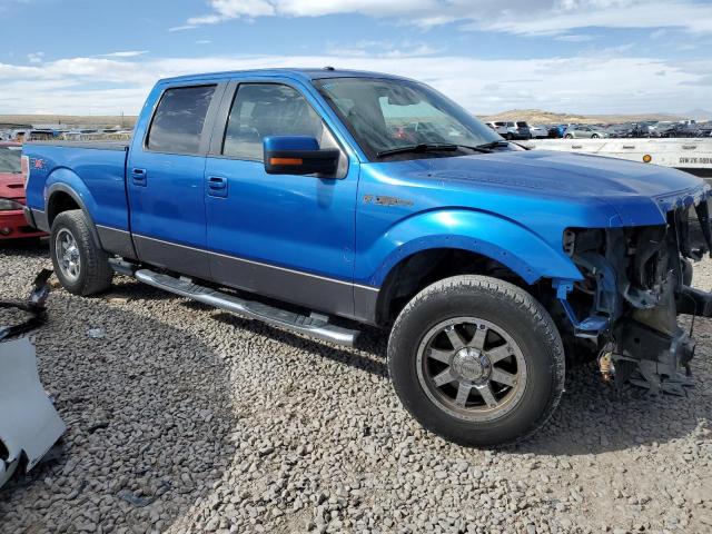 1FTFW1EV7AFB12179 - 2010 FORD F150 SUPERCREW BLUE photo 4