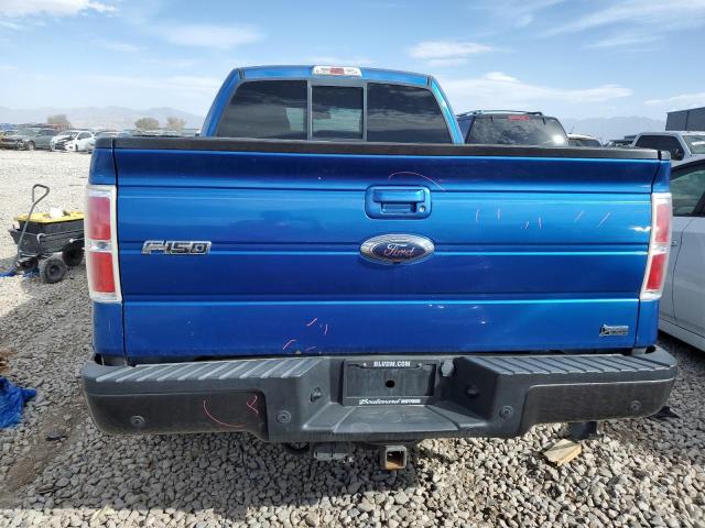 1FTFW1EV7AFB12179 - 2010 FORD F150 SUPERCREW BLUE photo 6