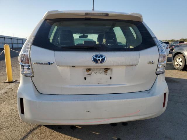 JTDZN3EU9EJ006614 - 2014 TOYOTA PRIUS V WHITE photo 6