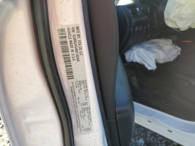 1C4RDJFG4NC132450 - 2022 DODGE DURANGO PURSUIT WHITE photo 13