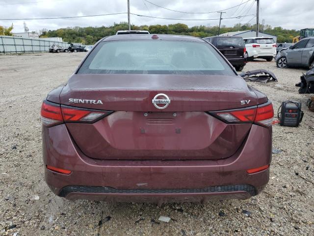 3N1AB8CV7MY299943 - 2021 NISSAN SENTRA SV BURGUNDY photo 6