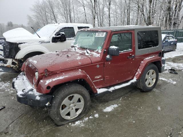 1J8FA54169L750000 - 2009 JEEP WRANGLER SAHARA BURGUNDY photo 1