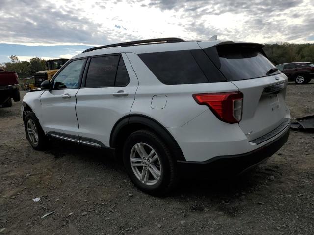 1FMSK8DH0LGC18576 - 2020 FORD EXPLORER XLT WHITE photo 2