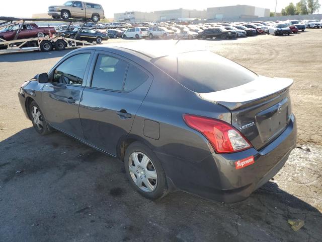 3N1CN7AP5FL953398 - 2015 NISSAN VERSA S CHARCOAL photo 2