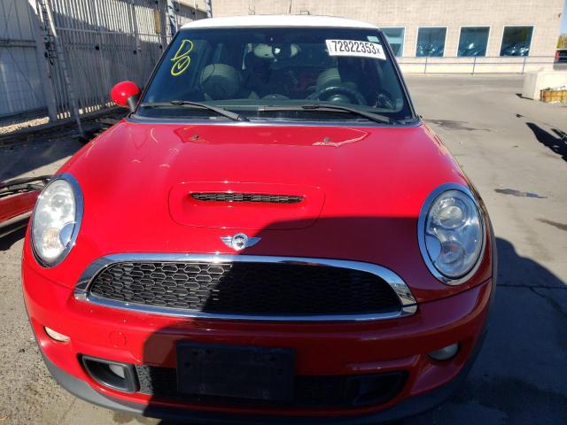 WMWSV3C52DT480160 - 2013 MINI COOPER S RED photo 5