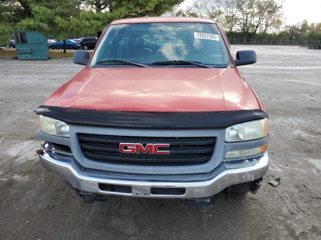 1GTEC14X25Z101893 - 2005 GMC NEW SIERRA C1500 RED photo 5