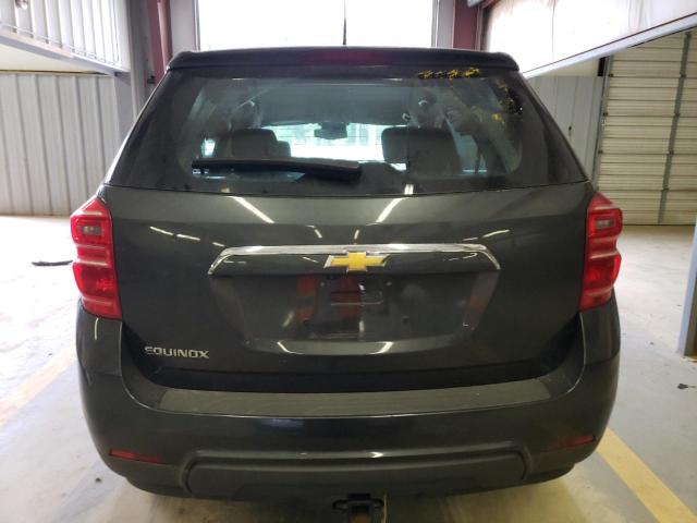 2GNALBEK3H1587075 - 2017 CHEVROLET EQUINOX LS CHARCOAL photo 6