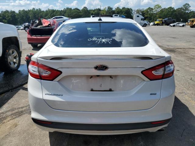 3FA6P0H76DR375877 - 2013 FORD FUSION SE WHITE photo 6