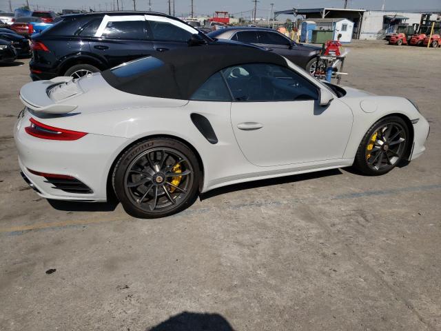 WP0CD2A93JS162091 - 2018 PORSCHE 911 TURBO WHITE photo 3