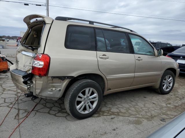 JTEEW21A060014427 - 2006 TOYOTA HIGHLANDER HYBRID GOLD photo 3