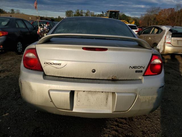 1B3ES56C65D283942 - 2005 DODGE NEON SXT SILVER photo 6