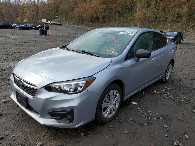 4S3GKAA6XJ3619660 - 2018 SUBARU IMPREZA SILVER photo 1