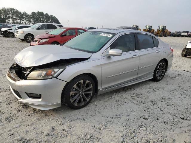 1HGCR3F81EA010427 - 2014 HONDA ACCORD EXL SILVER photo 1