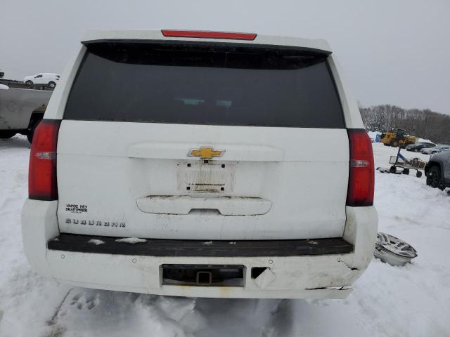 1GNSKJKC9FR100349 - 2015 CHEVROLET SUBURBAN K1500 LT WHITE photo 6