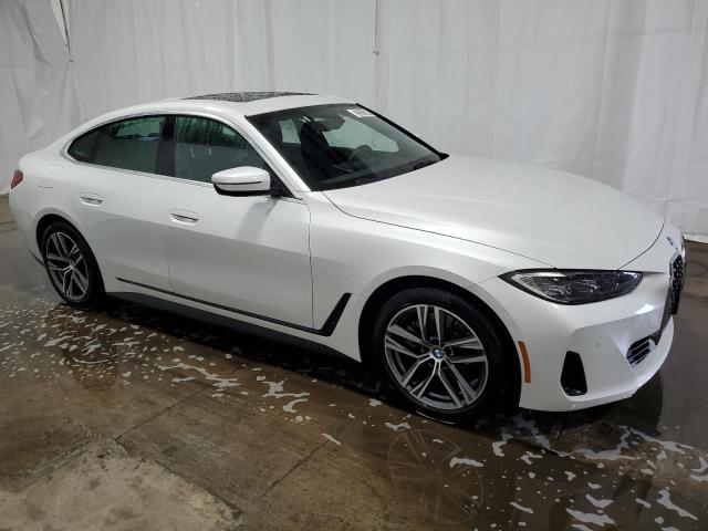 WBA73AV09RFS71473 - 2024 BMW 430XI GRAN COUPE WHITE photo 4