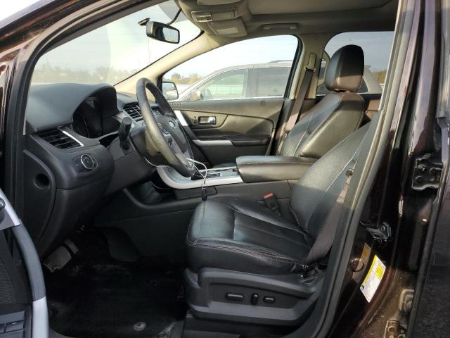 2FMDK3JC5DBB22794 - 2013 FORD EDGE SEL BROWN photo 7