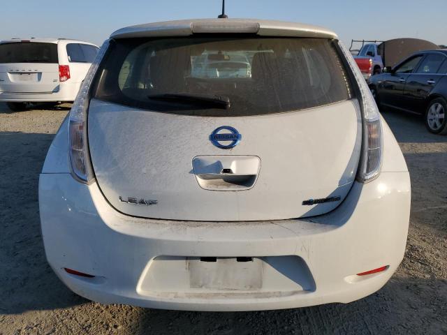 1N4AZ0CP0DC414358 - 2013 NISSAN LEAF S WHITE photo 6