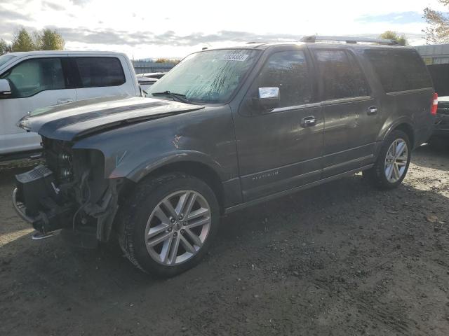 1FMJK1MT0GEF24511 - 2016 FORD EXPEDITION EL PLATINUM CHARCOAL photo 1