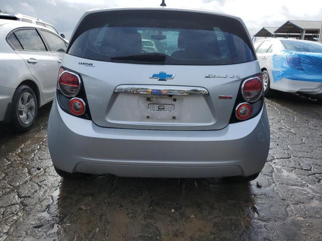 1G1JE6SB8E4221099 - 2014 CHEVROLET SONIC LTZ SILVER photo 6