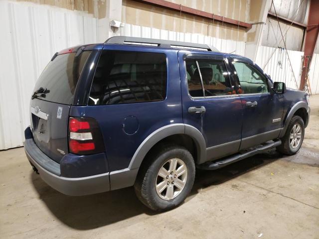 1FMEU73E06UA36066 - 2006 FORD EXPLORER XLT BLUE photo 3