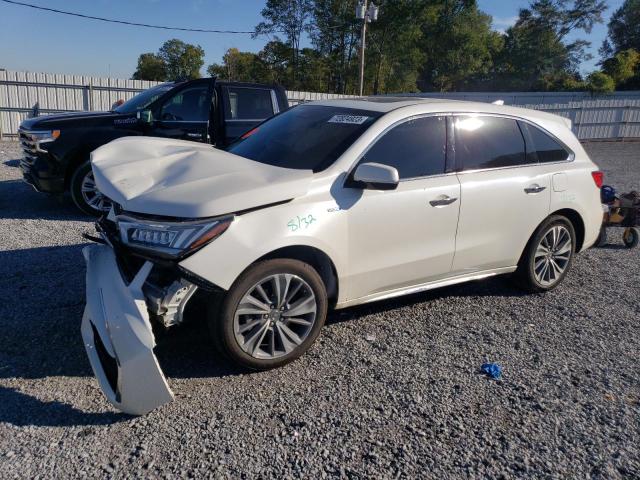 5FRYD7H58HB001103 - 2017 ACURA MDX SPORT HYBRID TECHNOLOGY WHITE photo 1