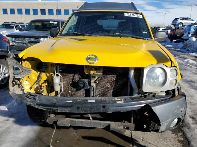 5N1MD28Y42C574996 - 2002 NISSAN XTERRA SE YELLOW photo 5