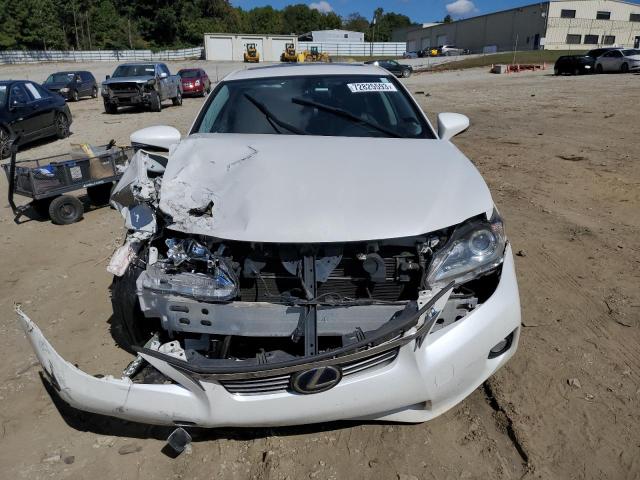 JTHKD5BH2D2154313 - 2013 LEXUS CT 200 WHITE photo 5