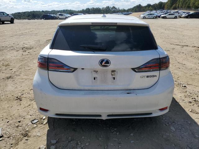 JTHKD5BH2D2154313 - 2013 LEXUS CT 200 WHITE photo 6