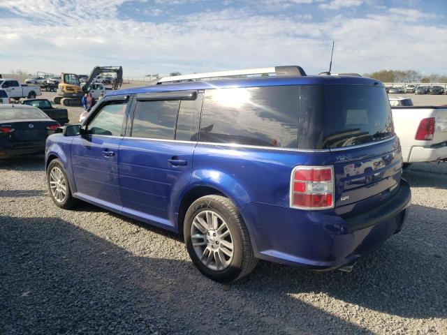 2FMGK5C87DBD30158 - 2013 FORD FLEX SEL BLUE photo 2