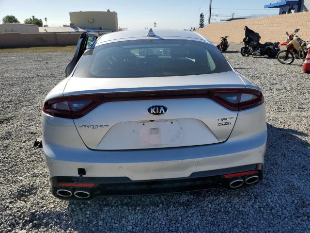 KNAE55LCXJ6027745 - 2018 KIA STINGER GT2 SILVER photo 6