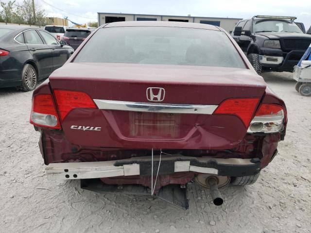 19XFA1F5XBE000372 - 2011 HONDA CIVIC LX RED photo 6