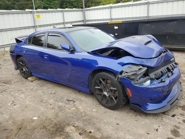 2C3CDXCT0JH164057 - 2018 DODGE CHARGER R/T BLUE photo 4