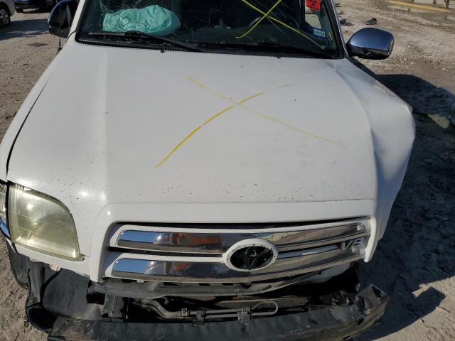 5TBRT34164S449357 - 2004 TOYOTA TUNDRA ACCESS CAB SR5 WHITE photo 11