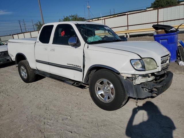 5TBRT34164S449357 - 2004 TOYOTA TUNDRA ACCESS CAB SR5 WHITE photo 4