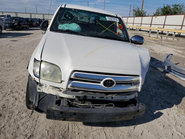 5TBRT34164S449357 - 2004 TOYOTA TUNDRA ACCESS CAB SR5 WHITE photo 5