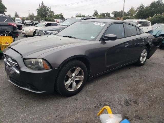 2C3CDXBG7EH259385 - 2014 DODGE CHARGER SE CHARCOAL photo 1