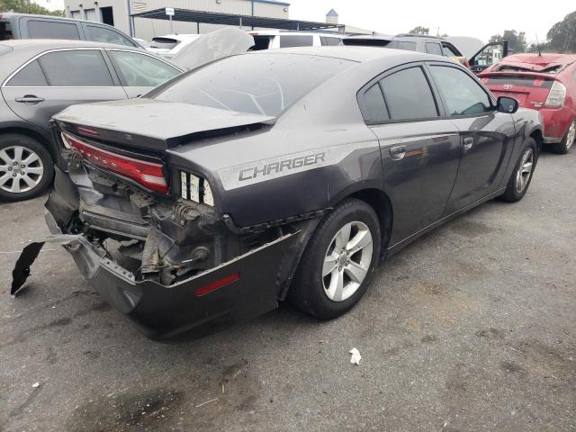 2C3CDXBG7EH259385 - 2014 DODGE CHARGER SE CHARCOAL photo 3