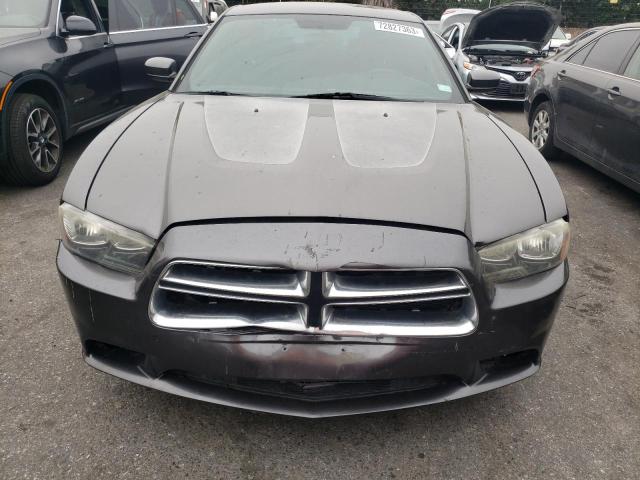 2C3CDXBG7EH259385 - 2014 DODGE CHARGER SE CHARCOAL photo 5