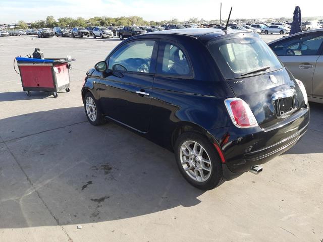 3C3CFFAR4FT636612 - 2015 FIAT 500 POP BLACK photo 2