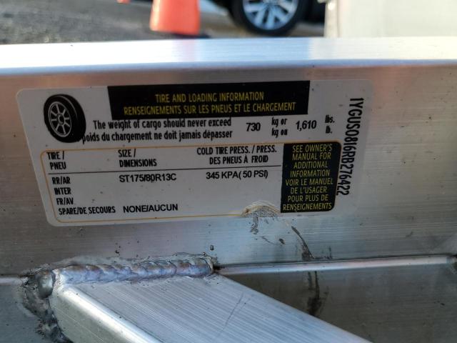 1YGUS0816RB276422 - 2024 UTILITY TRAILER Plata foto 10