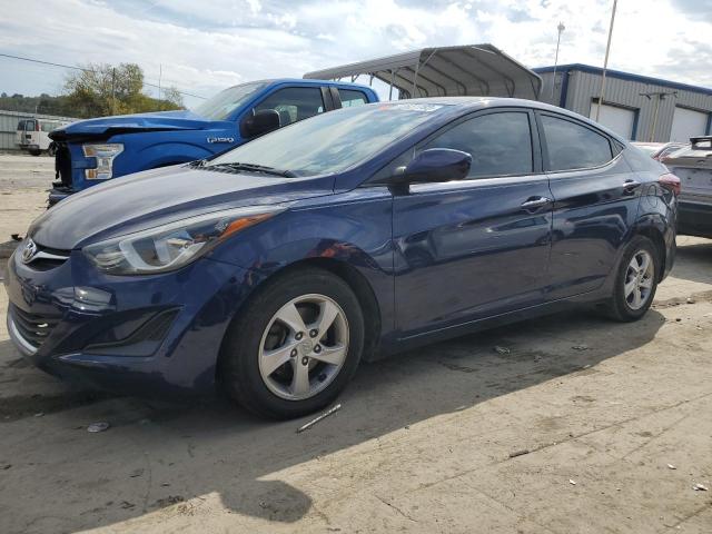 5NPDH4AE4EH472353 - 2014 HYUNDAI ELANTRA SE BLUE photo 1