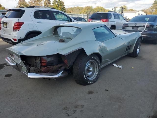 1Z37L2S521003 - 1972 CHEVROLET CORVETTE GREEN photo 3