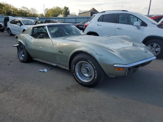 1Z37L2S521003 - 1972 CHEVROLET CORVETTE GREEN photo 4