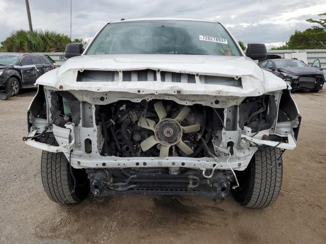 5TFRM5F11EX070775 - 2014 TOYOTA TUNDRA DOUBLE CAB SR/SR5 WHITE photo 5