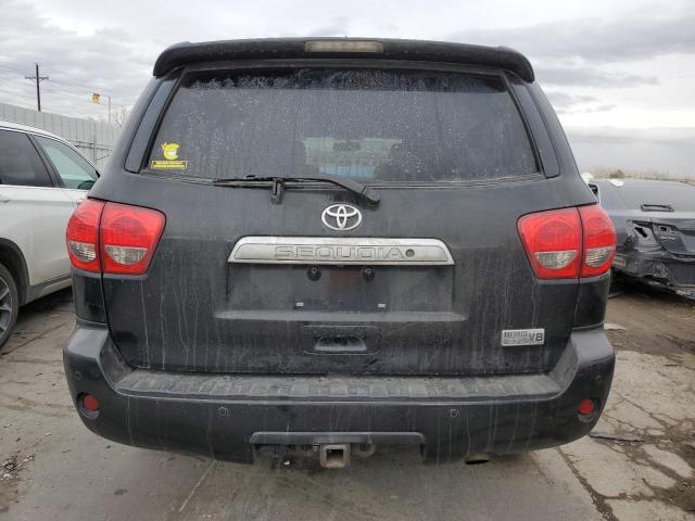 5TDDY5G17BS053543 - 2011 TOYOTA SEQUOIA PLATINUM BLACK photo 6