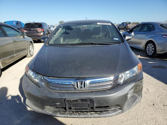 JHMFB4F38CS002132 - 2012 HONDA CIVIC HYBRID L GRAY photo 5