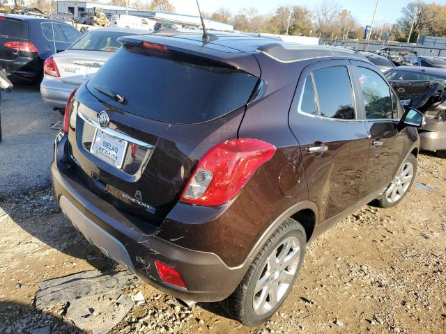 KL4CJGSBXEB588562 - 2014 BUICK ENCORE BROWN photo 4