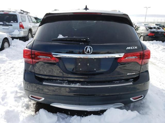 5FRYD4H81FB029959 - 2015 ACURA MDX ADVANCE BLACK photo 6